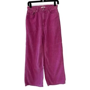 BDG by urban outfitters Pink Corduroy Wide Leg Pants